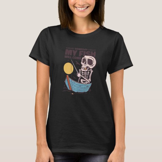 Vis Vissen Visser grap T-shirt (Voorkant)