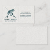 vis | Vissende pool Visitekaartje (Voorkant / Achterkant)