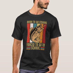 Vis Visser Draaiende Boot  Schip Vissen Aquarium T-shirt