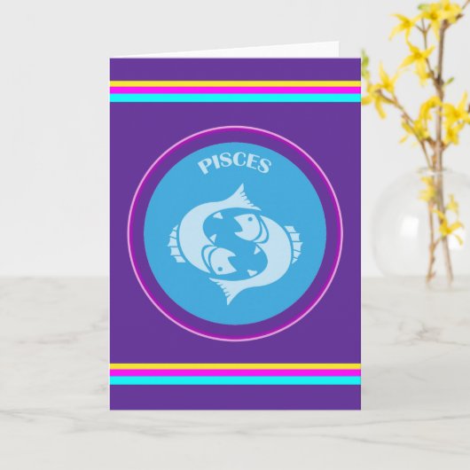 Vis Vriendenkaart Kaart (Gele Bloem)