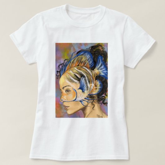 Vis Vrouw T-Shirt (Design voorkant)