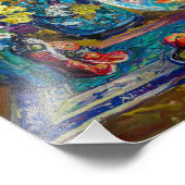 Vis, vruchten en bloemen | Kathryn E. Cherry | Foto Afdruk (Hoek)