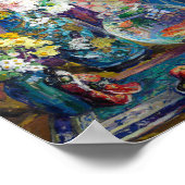 Vis, Vruchten en Bloemen | Kathryn E. Cherry Poster (Hoek)