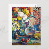 Vis, Vruchten en Bloemen van Kathryn Evelyn Cherry Feestdagenkaart (Voorkant / Achterkant)