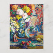 Vis, Vruchten en Bloemen van Kathryn Evelyn Cherry Feestdagenkaart (Voorkant)