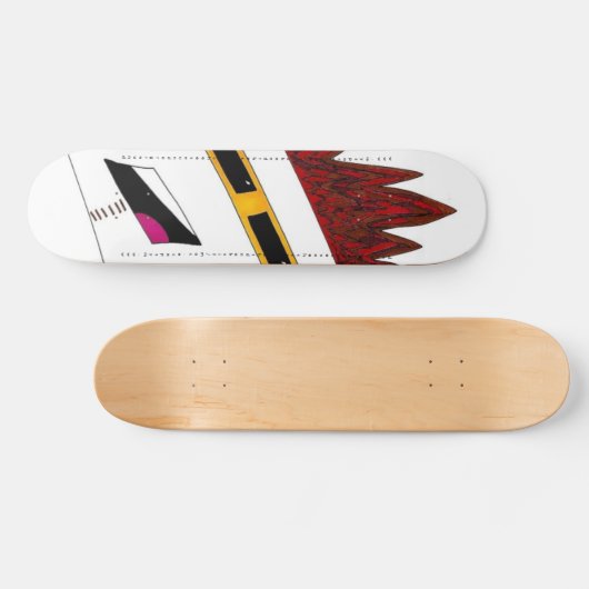 Vis Vs. De Mighty Godzilla Persoonlijk Skateboard (Horizontaal)