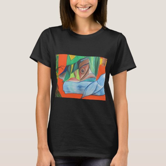 vis walvis t-shirt (Voorkant)