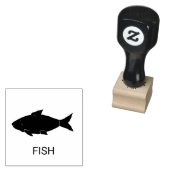 Vis Weddenschap Keuze Rubberstempel (Gestempeld)