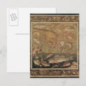 Vis, weekdieren en schaaldieren briefkaart (Voorkant / Achterkant)