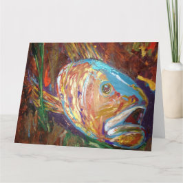 Vis Wenskaart, enveloppen inbegrepen Kaart