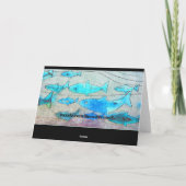 Vis Wenskaart Kaart (Achterkant)