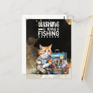 Vis Wenskaart waterverf Briefkaart