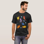vis wereld outfit t-shirt (Voorkant volledig)