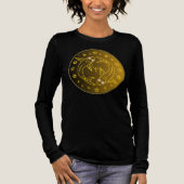 Vis Zodiac Embleem | Minimaal Hemels Symbool Tri-Blend Shirt (Voorkant)