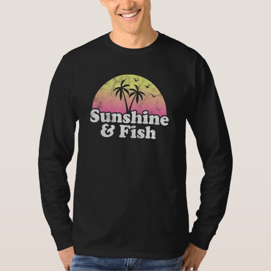 Vis - Zonnevel en vis T-shirt (Voorkant)