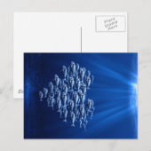 vis zwerft onder water hart briefkaart (Voorkant / Achterkant)