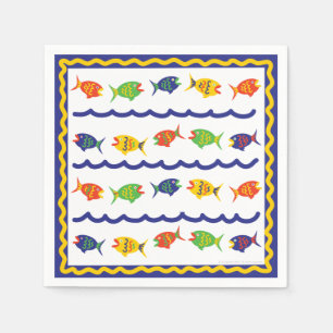 Visachtig cocktailservet servet