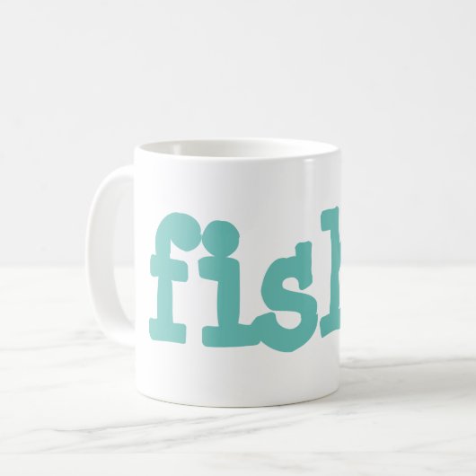 visachtig koffiemok (Voorkant links)