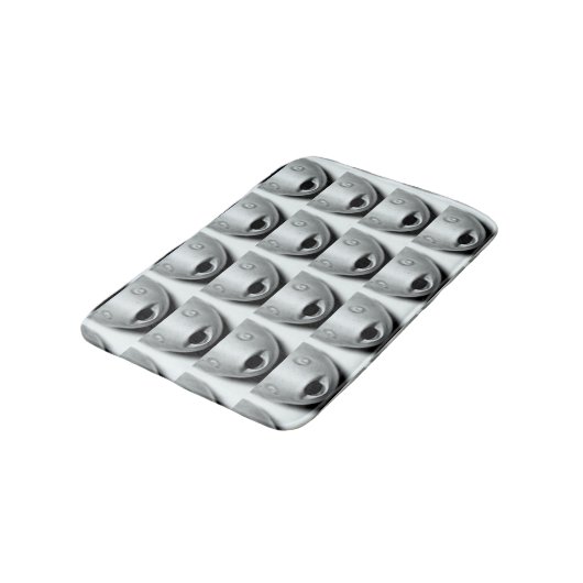 visachtig patroon badmat (Gekanteld)