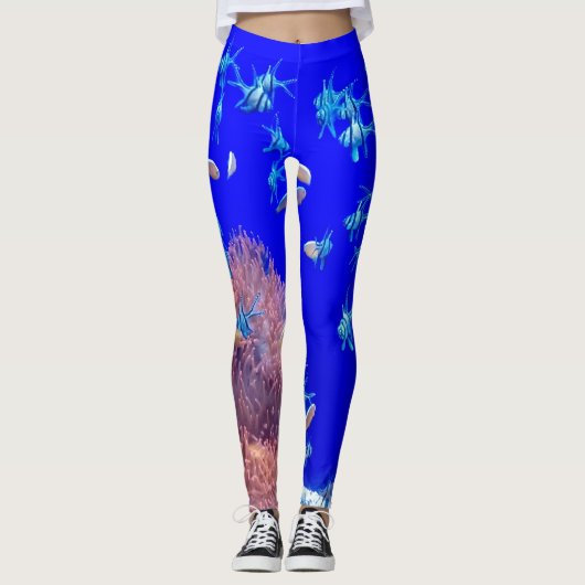 Visachtige leggings voor vrouwen (Voorkant)
