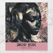 Visage au repos, BHM, Wijn Etiket (Enkel label)