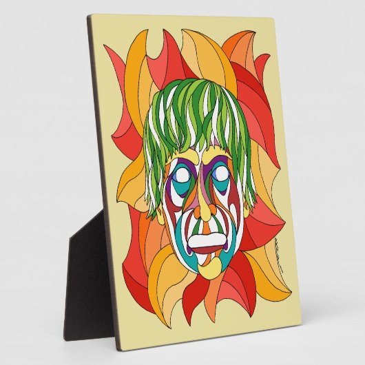 Visage Grimace Fotoplaat (Zijkant)