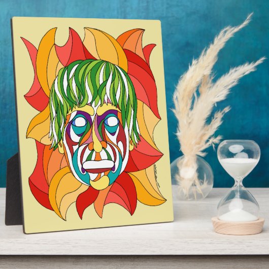 Visage Grimace Fotoplaat (Zijkant)