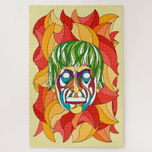 Visage Grimace Legpuzzel (Verticaal)