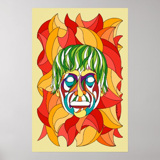 Visage Grimace Poster (Voorkant)