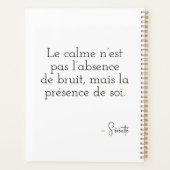 Visage pastel apaisant planner (Achterkant)