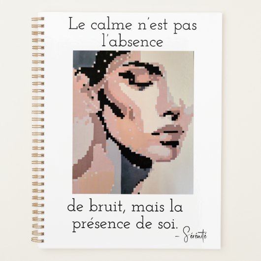 Visage pastel apaisant planner (Voorkant)