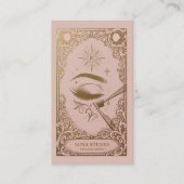 Visagist Bedrijfskaart | Celestial Lash Tech Visitekaartje (Voorkant)