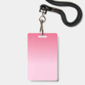 visagist foto qr-code roze klein bedrijf badge (Achterkant met lanyard)