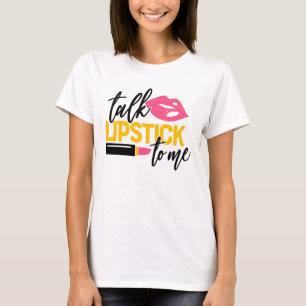 Visagist, Kosmetoloog Lippenstift Mascara Diva T-shirt