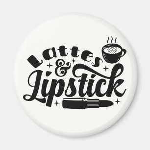 Visagist Lippenstift Latte Koffie Kosmetoloog Magneet