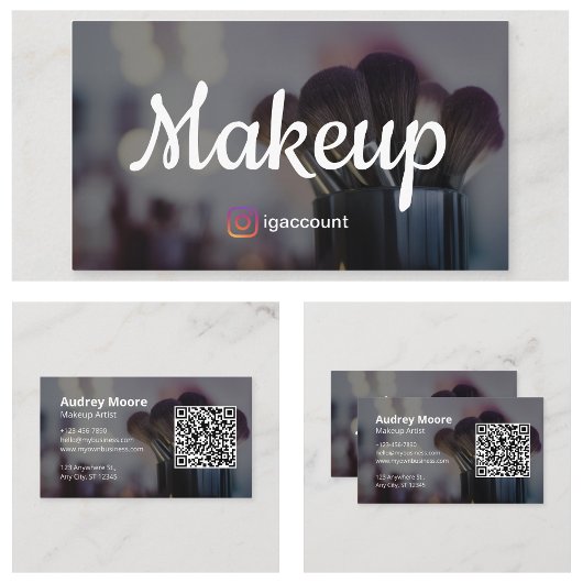 Visagist Make-up Artiest Visitekaartje