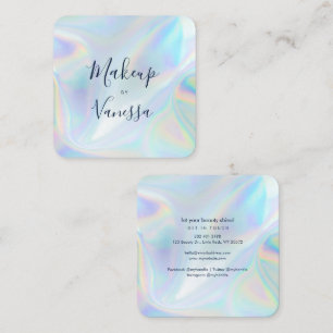 Visagist Make-up door Holografisch Professional Vierkante Visitekaartje