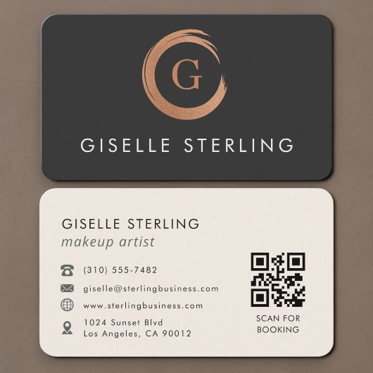 Visagist QR-code Visitekaartje