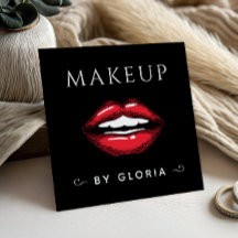Visagist Rode Lippen Salon Social Media QR Code
