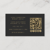 Visagist Schoonheidssalon QR Code Foto Visitekaartje (Achterkant)