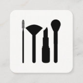 Visagist Vierkante Visitekaartje (Voorkant)