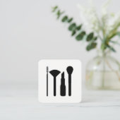 Visagist Vierkante Visitekaartje (Staand voorkant)