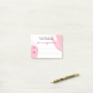 Visagist Wimper Extensie Volgende Afspraak Post-it® Notes