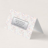 Visagist | Wimpers | Bloeiende Bloemen Visitekaartje (Achterkant)