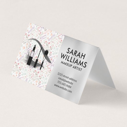 Visagist | Wimpers | Bloeiende Bloemen Visitekaartje (Voorkant)