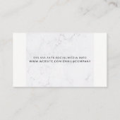 visagiste | Schoonheid van vrouwen | make-upkit Visitekaartje (Achterkant)