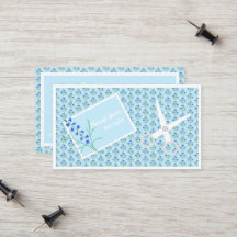 Visagisten Bedrijfskaart Blauwe Crocussen