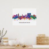Visakhapatnam Andhra Pradesh Skyline Poster (Keuken)