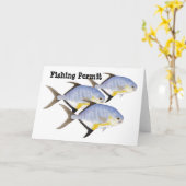 Visakte Kaart (Gele Bloem)