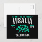 Visalia Briefkaart (Voorkant / Achterkant)